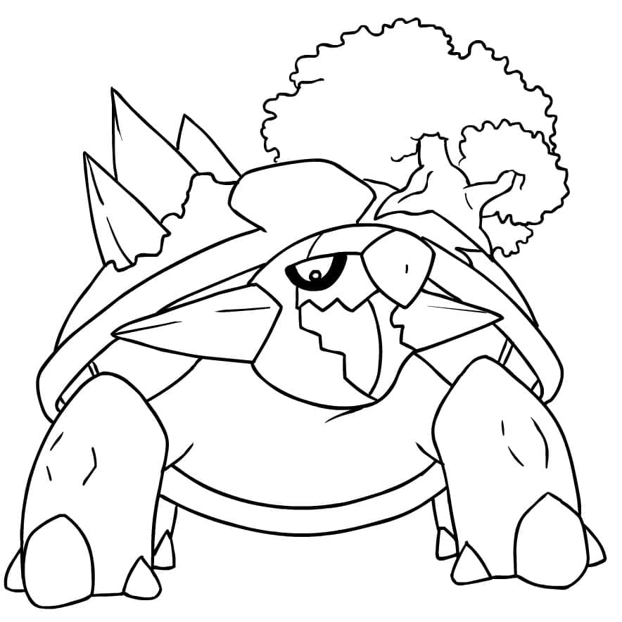 Dibujos De Torterra Pokemon Para Colorear Para Colorear Pintar E | Porn ...