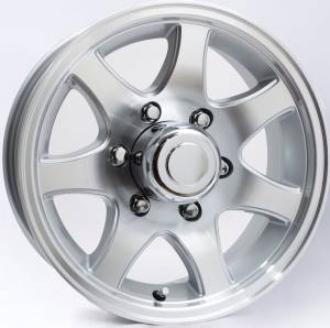 15 in. 5-Lug 7-Spoke Aluminum Trailer Wheel  