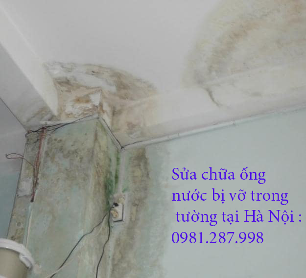 Sửa đường ống nước trong tường và trong nền nhà.