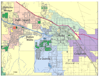 View larger image of Palm Desert, CA City Map