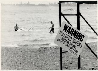 The waterfront will be off-limits to swimmers once again this summer because of high pollution levels