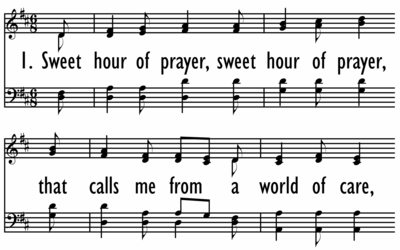 SWEET HOUR OF PRAYER-ppt