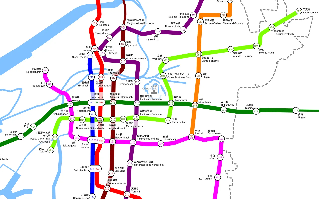 สายรถไฟใต้ดินOsaka Metro