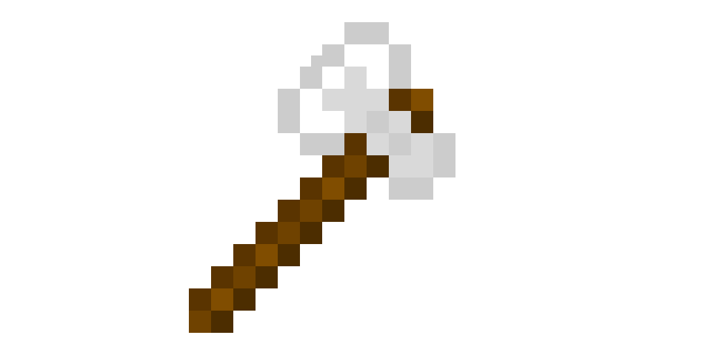 Minecraft Iron Axe Png