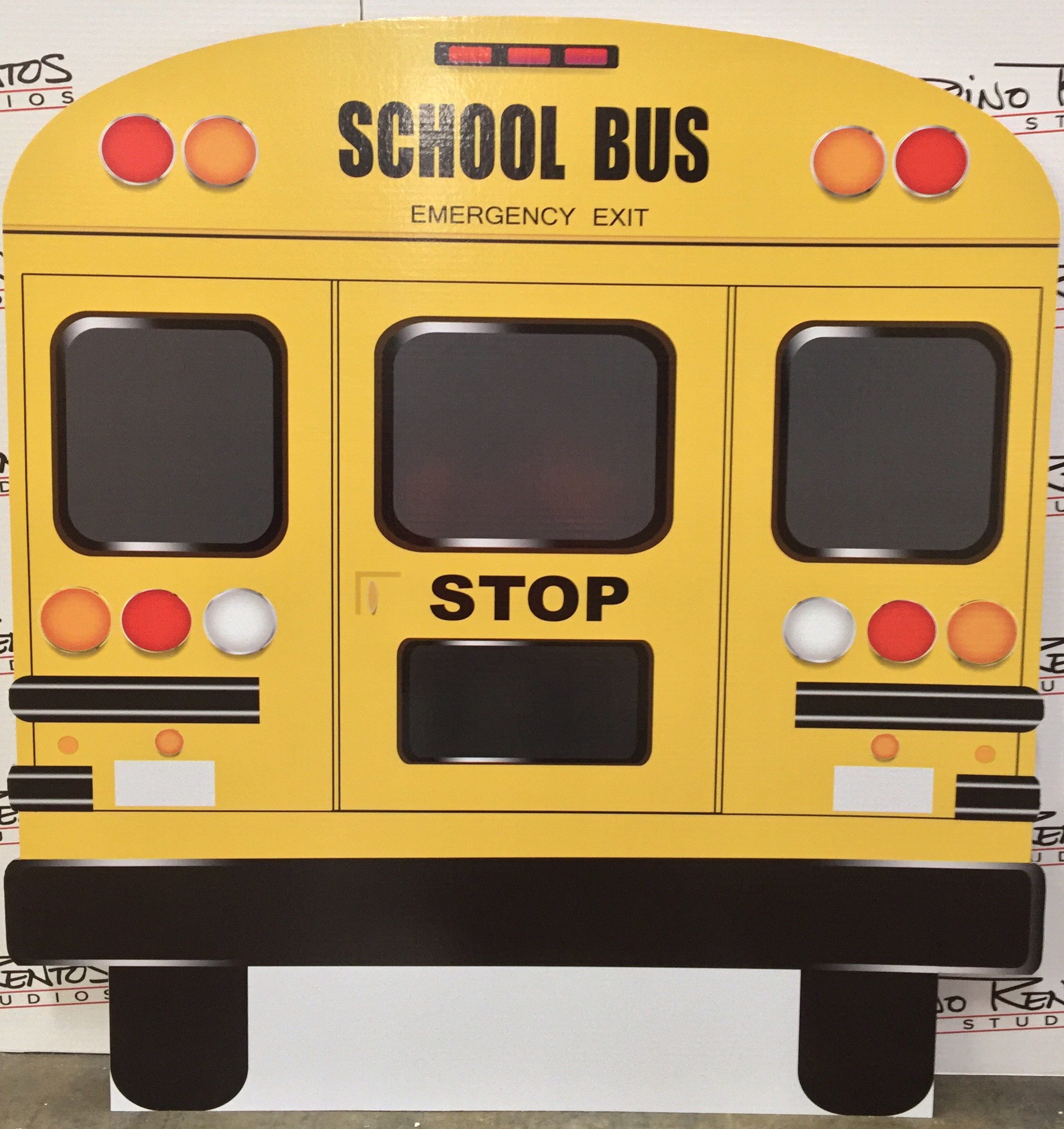 Printable School Bus Cut Outs