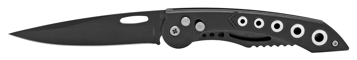 Stealth Black Automatic Knife image.