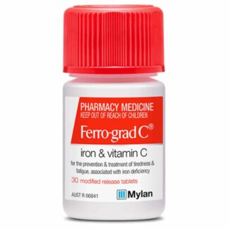 Ferrograd C Iron & Vitamin C 30 Modified Release Tablets