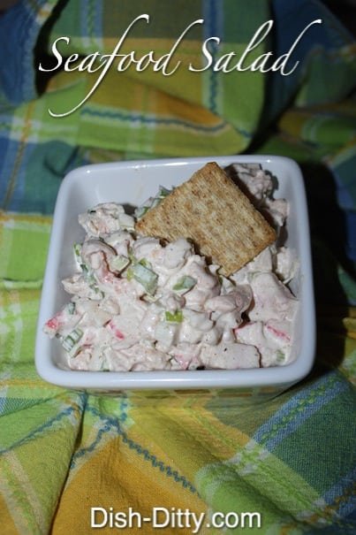 Seafood Salad Recipe by Dish Ditty