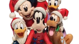 Jim Shore Disney Traditions Christmas Mickey Mouse and Friends Figurine