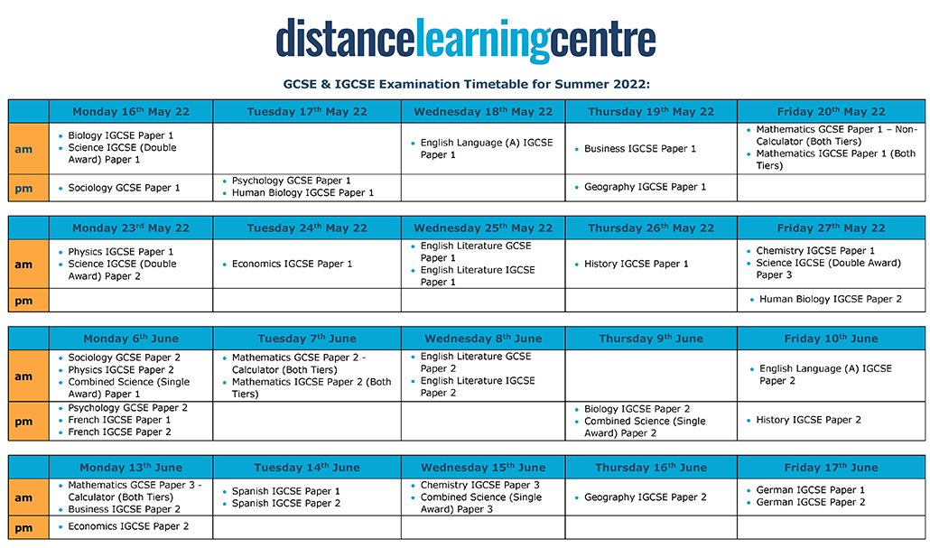 2024 Exam Timetable Gcse Mora Tabbie