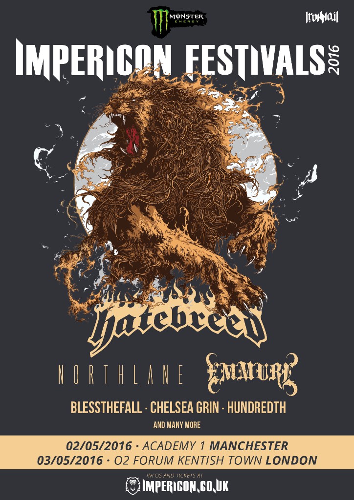 Impericon Festival Announce First Bands - Distorted Sound Magazine