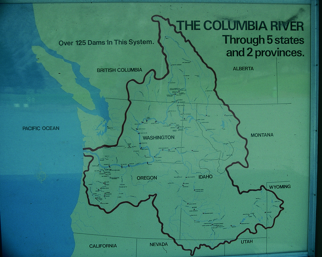 Columbia River System Map | My XXX Hot Girl