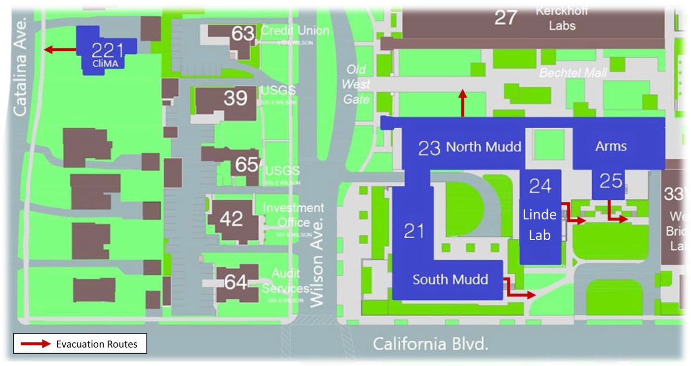 GPS Evacuation Map