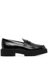 hogan - Platform penny loafers