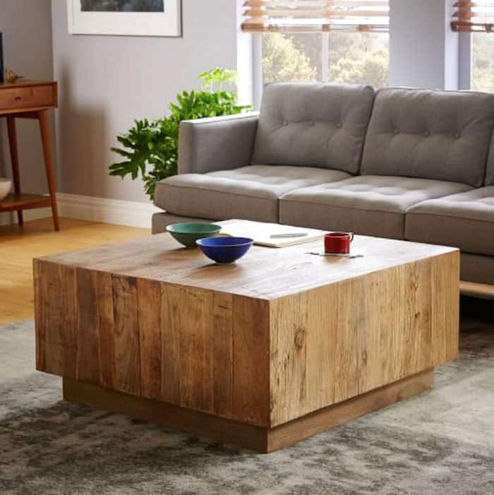 West Elm Plank Coffee Table