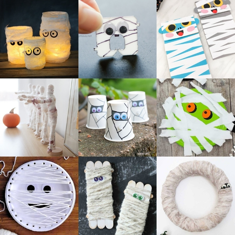 Mummy crafts for kids