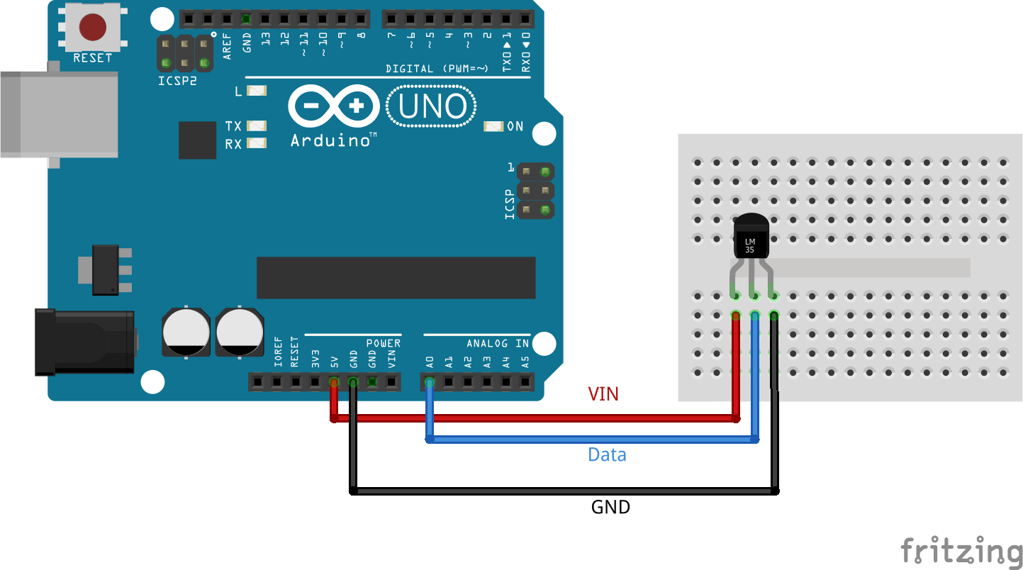 Lm35 Temperature Sensor With Esp8266 Nodemcu And Arduino Uno Som Tips ...