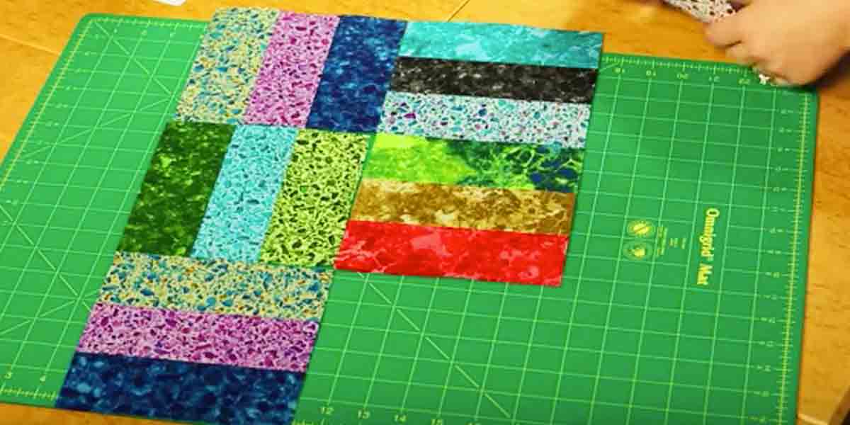 Learn How to Make This Colorful Rail Fence Quilt | DIY Joy Projects and Crafts Ideas