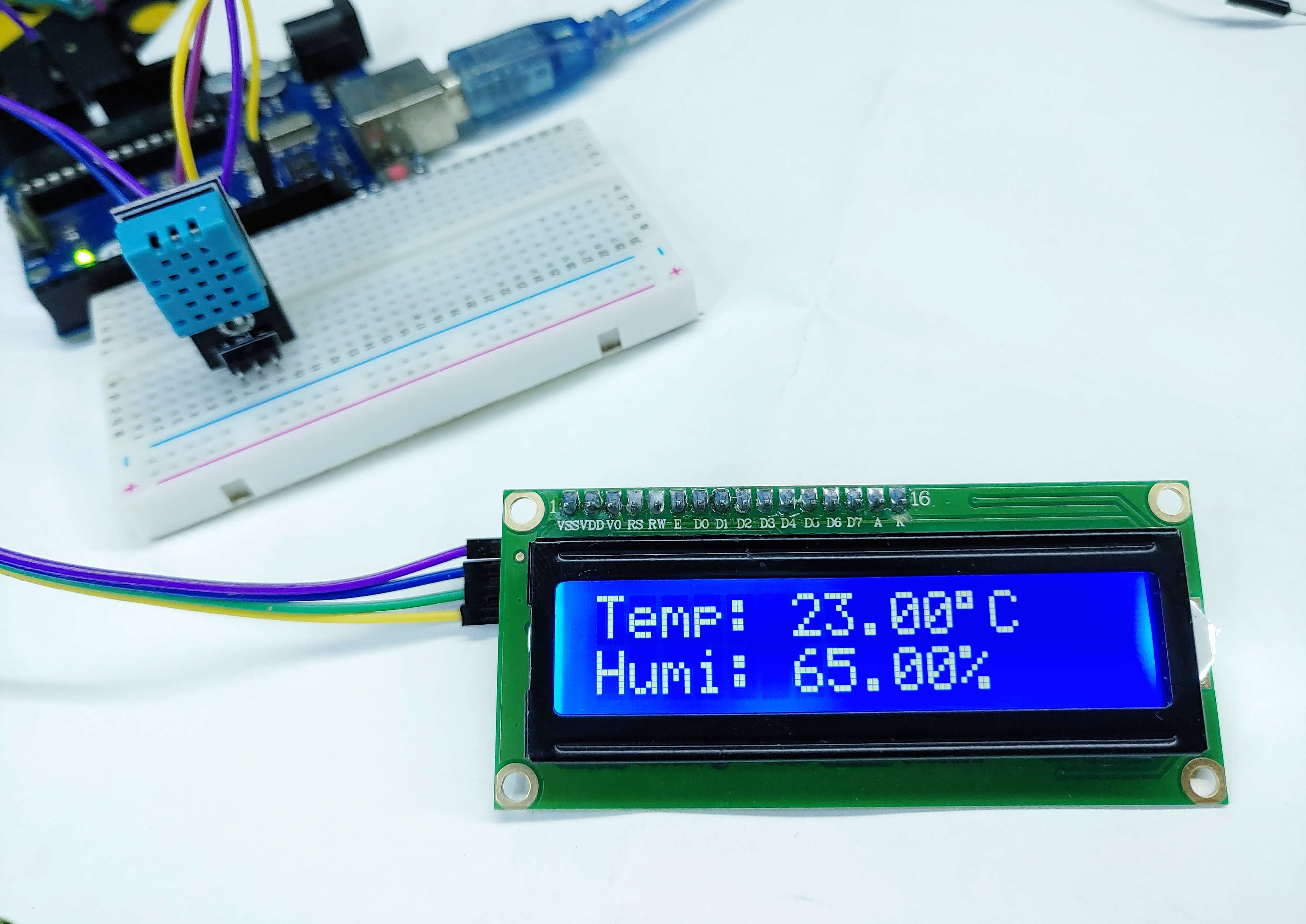 Experiment 3 How To Interface Dht11 And 12c Lcd Displ - vrogue.co