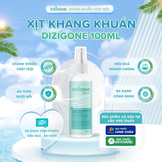 xịt kháng khuẩn dizigone 100