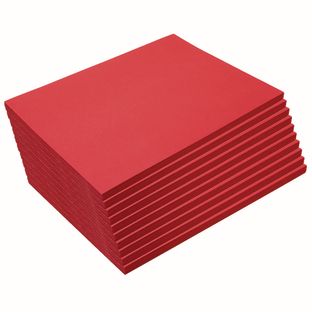 Colorations® Heavyweight Holiday Red Construction Paper - 9" x 12", 500 Sheets