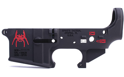 Spike's Tactical Spider Color Fill AR15 Stripped Lower Receiver 