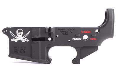 Spike's Tactical Calico Jack Color Fill AR15 Stripped Lower Receiver 