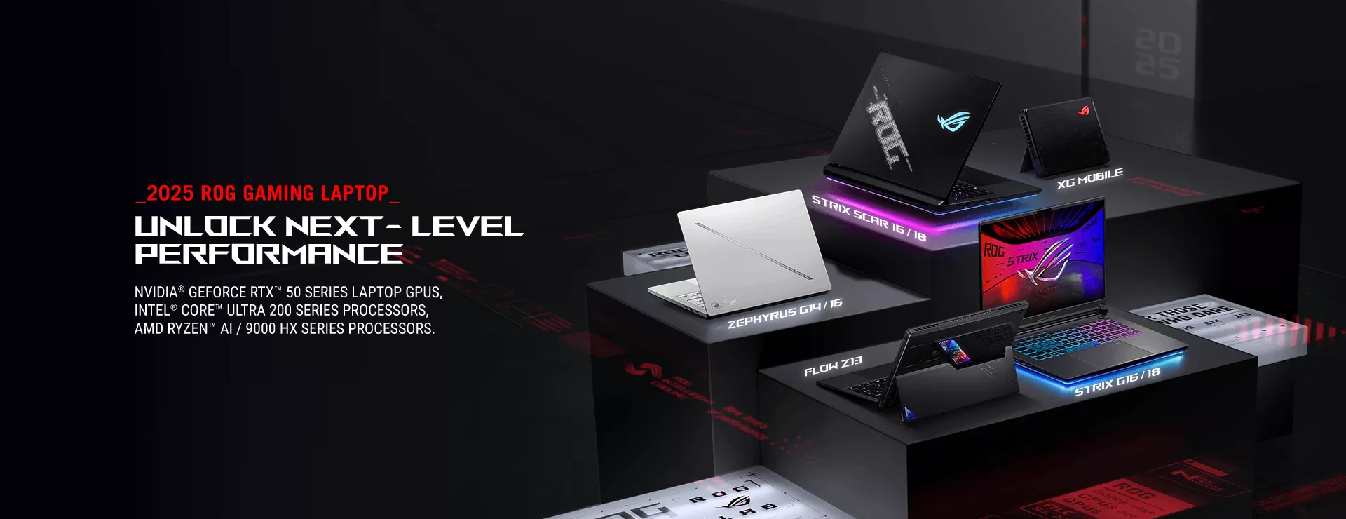 2025 ROG Gaming Laptops Unlock Next Level Performance