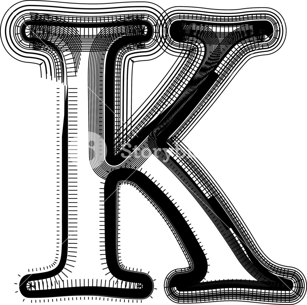 Alphabet K In Different Style