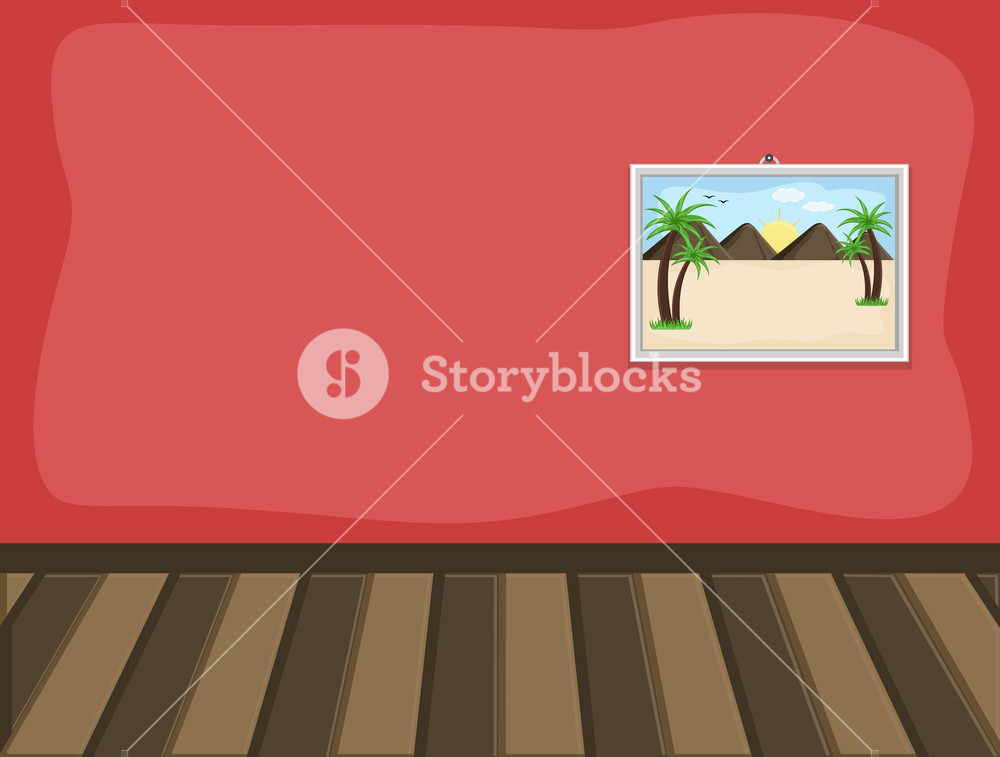 Room - Cartoon Background Vector Royalty-Free Stock Image - Storyblocks