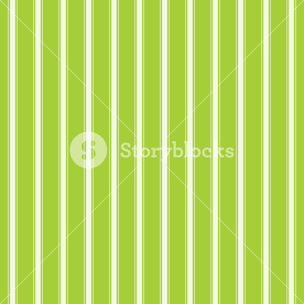 Lime Green And White Striped Pattern