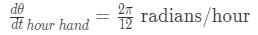 Equation 4: related rates clock problem pt.5