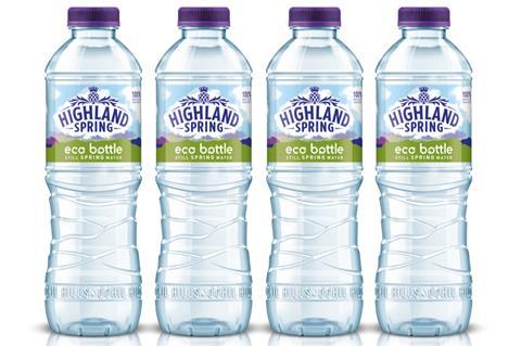 Highland Spring eco bottle