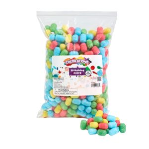 Colorations® 3D Building Puffs - 400 Pieces