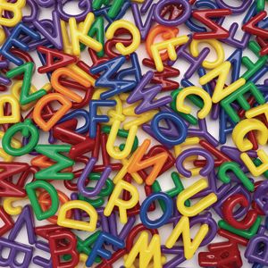 Colorations® Big Letter Beads - 300 Pieces