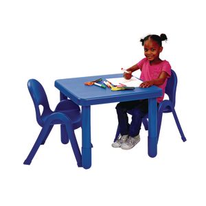 Angeles® MyValue™ 24"Square Set with Chairs in Blue