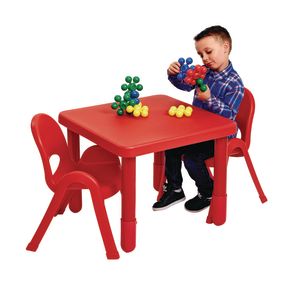 Angeles® MyValue™ 24"Square Set with Chairs in Red