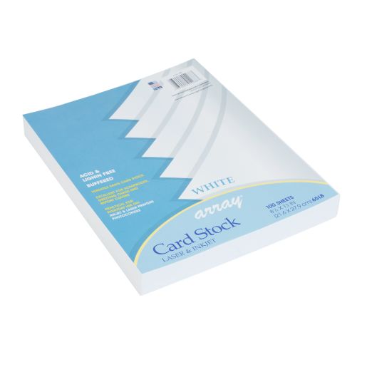 White Cardstock - 100 Sheets