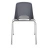 18" Stack Chair with Swivel Glides, 4-Pack