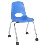 18" Mobile Chair with Casters, 2-Pack