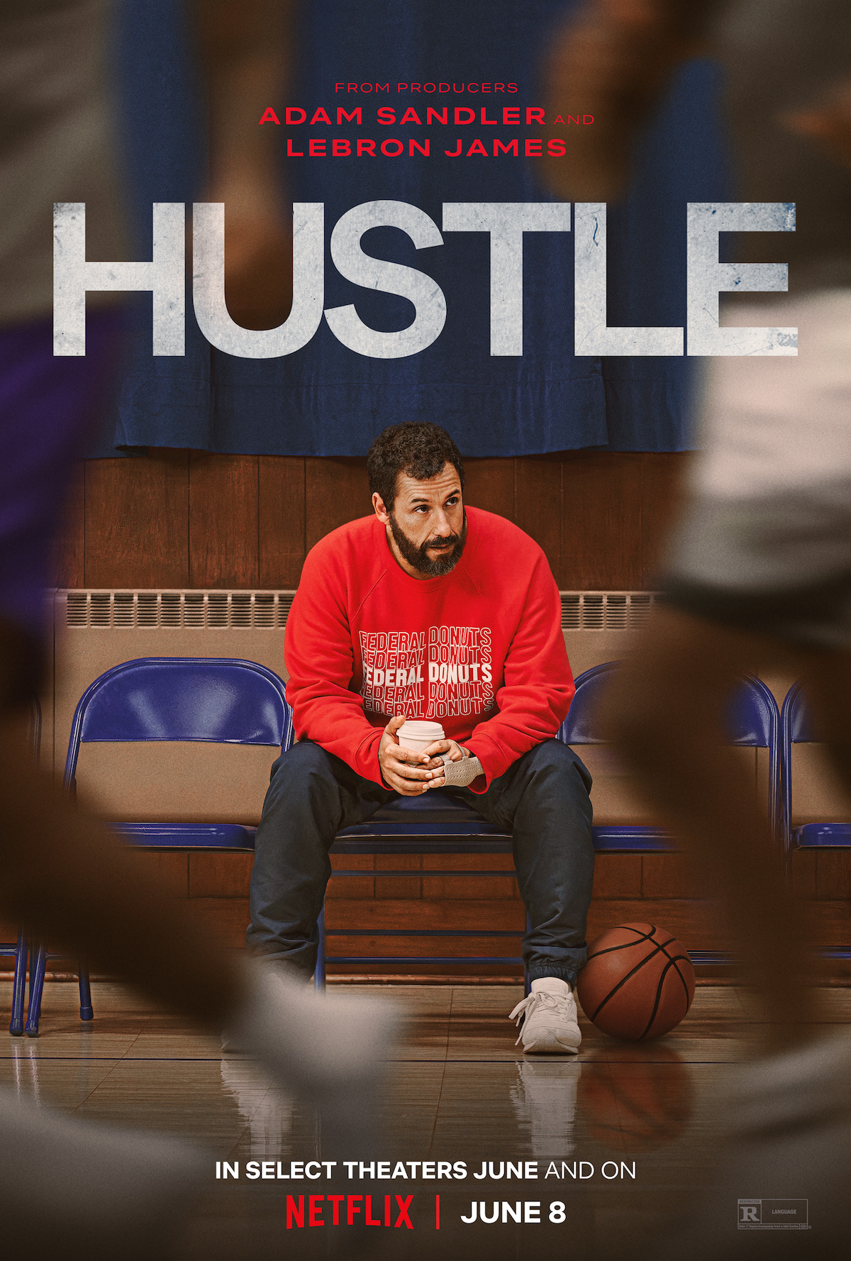 Key Art - Adam Sandler Hits the Court in New ‘Hustle’ Poster 