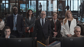 McKinley Belcher III as Carl Otieno, Mozhan Navabi as Melissa Kornblau, Robert De Niro as George Mullen, Jesse Plemons as Roger Carlson and Connie Britton as Valerie Whitesell in 'Zero Day'