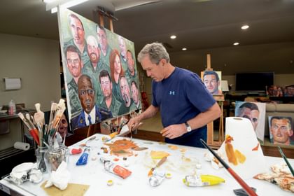 George Bush Painting