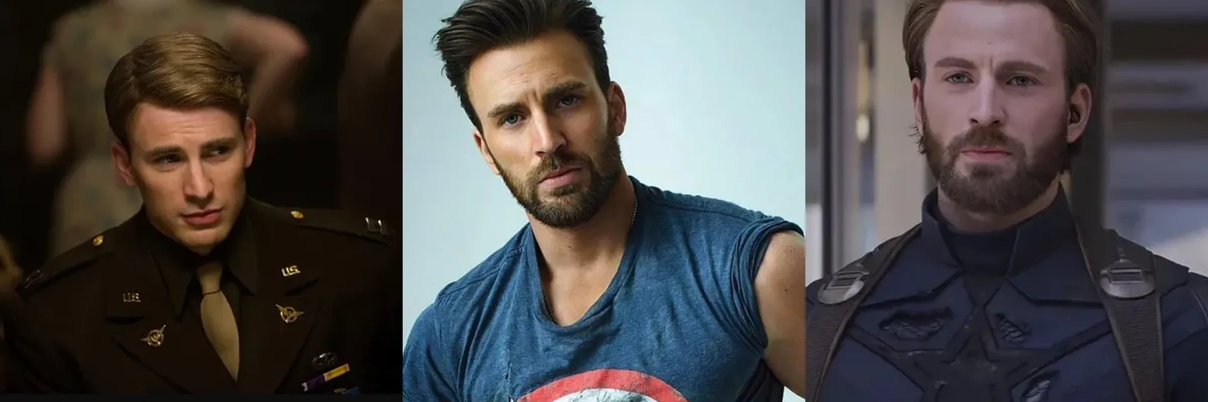 Chris Evans Captain America Haircut