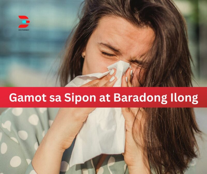 gamot sa sipon at baradong ilong