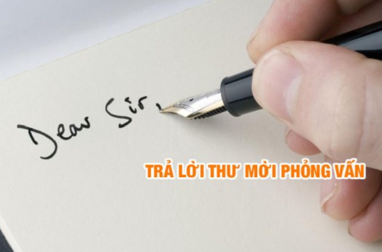 trả lời thư mời phỏng vấn