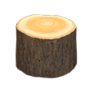 Log Stool (Dark Wood) NH Icon.png