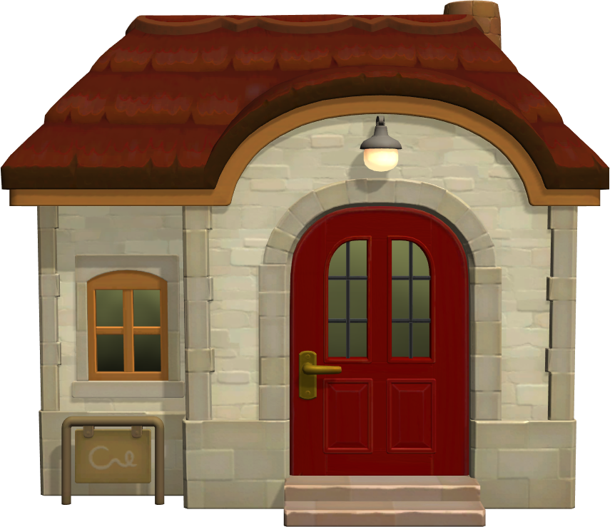 Exterior of Pecan's house in Animal Crossing: New Horizons