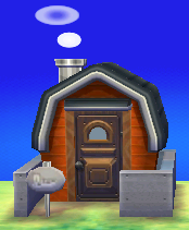 Exterior of Cesar's house in Animal Crossing: New Leaf