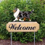 Outdoor Wooden Welcome Dog Signs